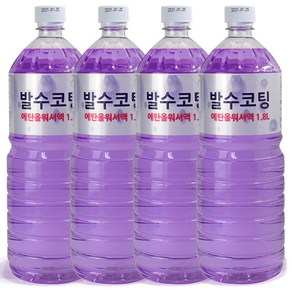 퍼펙트 발수코팅 에탄올 워셔액, 4개, 1.8L