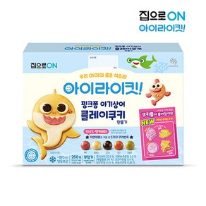 [KT알파쇼핑]핑크퐁 아기상어 클레이 쿠키 만들기 250g x 2개, 단품