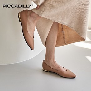 [PICCADILLY] 274065-22 플랫슈즈_카푸치노1.5cm