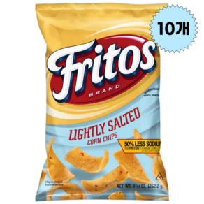 프리토스 라이트 쏠티드 콘 칩 Fitos Lightly Salted Con Chips, 262.2g, 10개