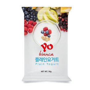 젤스타 요비앙카 플레인 요거트 파우더 1kg, 1개입, 1개, 1g