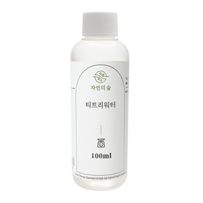 [자연의숲] 티트리워터 100ml 티트리 천연추출물 플로럴워터 천연화장품 천연비누 원료 자연의숲, 1개