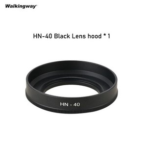 니콘 HN-40 렌즈 후드 싱글 블랙 실버 46mm Z50 Z30 ZFC DX 16-50mm F3.5-6.3VR 마이크로, HN-40 Black, 01 HN-40 Black, 1개