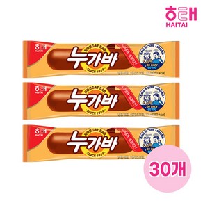 [해태] 누가바 30개입 /아이스크림/간식/디저트, 70ml, 30개