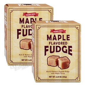 [1+1]트레이더조 메이플 퍼지 150g TRADER JOE'S MAPLE FLAVORED FUDGE