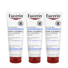 Eucein 유세린 스킨 카밍 크림 226g x3팩 Itch Soothing, 3개