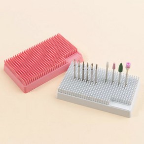 네일아트 드릴 비트꽂이 이지네일비트홀더, 1개, 핑크