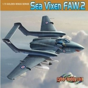 DRAGON BD5105 72스케일 Sea Vixen FAW.2 프라모델, 1개