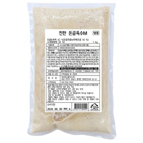 진한돈골육수M 간편한 농골 농축액 사골엑기스, 1kg, 1개