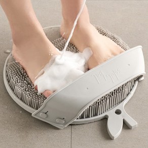 보스대디 씻발 발등까지 한번에 발각질제거 발냄새제거 4D 풋브러쉬 (씻자 발을), 1개입, 1개