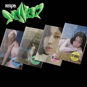 [CD] 에스파 (aespa) - 미니앨범 3집 : MY WORLD [Intro ver.][띠지 커버 4종 중 1종 랜덤 발송] : *[종료] 초도 포스터 종료