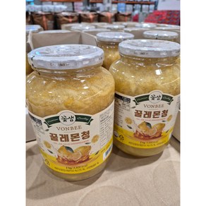 꽃샘 본비 꿀레몬청, 2kg, 2개입, 1개