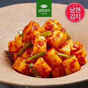 [남현김치]비건 Vegan 제주 프리미엄 깍두기, 1개, 1kg