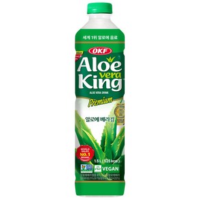 오케이에프 알로에 베라킹 음료, 1.5L, 12개