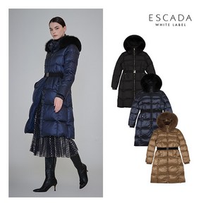 [에스까다] (ESCADA) 24FW 여성 사가 폭스 퍼 롱다운