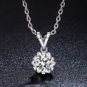 [GRA보증서 ] Moissanite 모이사나이트 1캐럿 S925 클래식 / UNE 유앤이