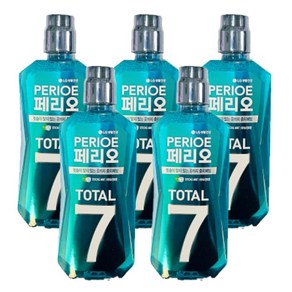 페리오 토탈7 가글 구강청결제 스트롱, 760ml, 5개