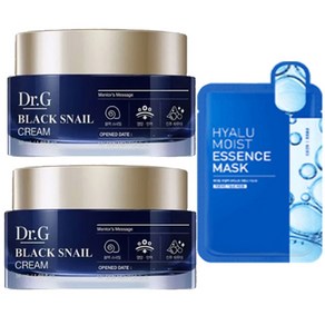 최신상 닥터지 달팽이크림2개+마스크팩세트 블랙스네일크림 D.g black snail ceamX2ea+mask set, 2개, 50ml