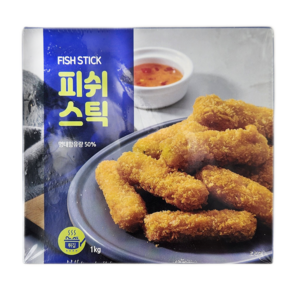 랜시 피쉬스틱 1kg 명태살튀김, 1개