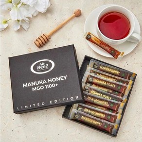 Bee2 호주 마누카허니 MGO1100+ 비투 마누카꿀 30 스틱 선물용 답례용 Manuka honey straw sticks