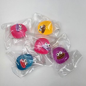 [무료배송/당일배송] 검드롭 로제 말랑이 스퀴시볼 [엘리빅마켓], 5개, 20g, 랜덤