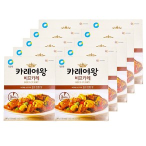 대상 PARTSCANNER 청정원 카레 여왕 비프카레 160g 1인분