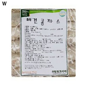 콩고기 비건콩까스 1.6kg, 1개