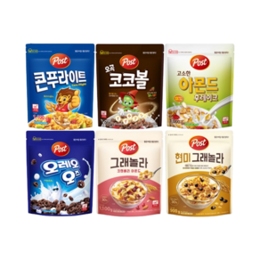 포스트 씨리얼 대용량 콘푸라이트1100g 오레오오즈850g 코코볼1000g 아몬드후레이크1000g 그래놀라1100g, 1개, 850g