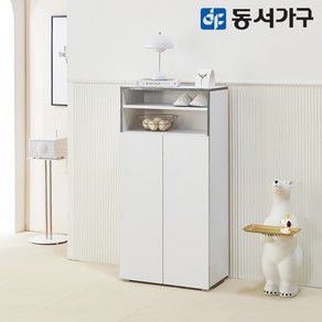 동서가구 600 올리브 신발장 (도어형) DF645009, 화이트