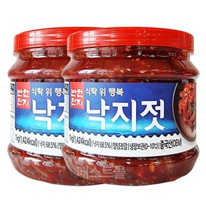 반찬단지 낙지젓(PET), 1kg, 2개