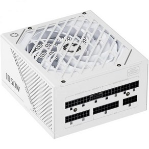 GAMEMAX Rampage Seies 1250W 전체 모듈식 전원 공급 장치 ATX 3.0 PCIE 5.0 Ready 80 Plus Platinum 인증 105°C 일본어, GX1050-White, 1개