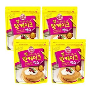 오뚜기 쌀핫케이크 믹스, 400g, 4개