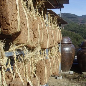 지리산산골 정월메주 황토방 국산콩 전통 손메주, 1.2kg, 2개