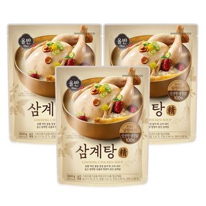 올반 삼계탕 정, 900g, 3개