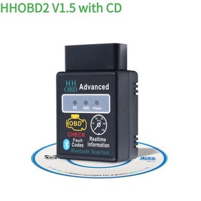 ELM327 자동차 스캐너 OBDII 진단 칩 블루투스 오류 감지기 익스프레스 V1.5 Obd2/HH