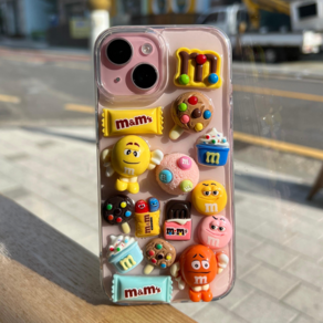 아이폰 m&m's 케이스 초콜릿 입체케이스