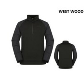 웨스트우드 WESTWOOD 기모 파워스트레치 소재의 겨울 남성 덕다운 소매 집업 티셔츠 WM4MTTSQ337