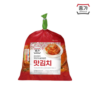 기타 [종가집공식판매몰] 종가집 먹기좋게 썰은 맛김치 1.6kg(비닐), 1.6kg, 1개