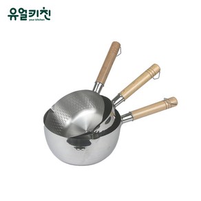 가벼운 인덕션 스텐 편수냄비 라면 이유식 (3종 택1), 22cm, 1개