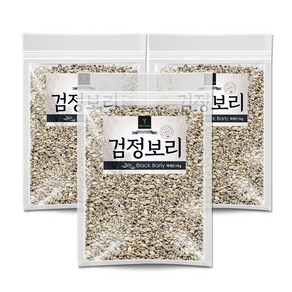 퓨어영 블랙보리 검정보리 1kg 흑보리 보리쌀, 3개