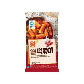 청정원 왕떡볶이, 420g, 4개