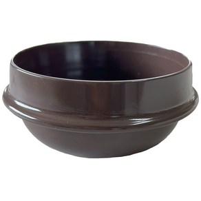 PC 뚝배기 업소용 국밥 곰탕 설렁탕 그릇 가마솥배기 (밤색), 1개, 13.4cm