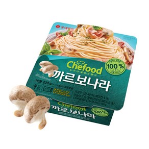 롯데 쉐푸드 스파게티 까르보나라 220g, 8개