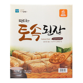 맛있는 토속된장(미소찬 14K) 업소용 식당용 식자재 소스 분말 양념, 1개, 14kg