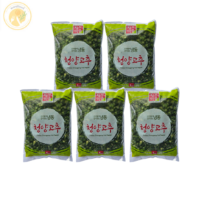 황보 냉동청양고추슬라이스1kg, 5개, 1kg