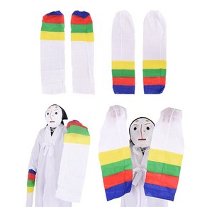 [코리아스퀘어] 석광 색동한삼 1조, 10개입, 색동 상(윗색동)