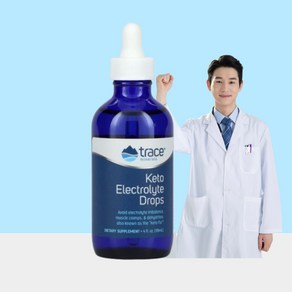 트레이스미네랄스 케토 전해질 드롭스 118ml(4fl oz)1개, 1개, 24회분