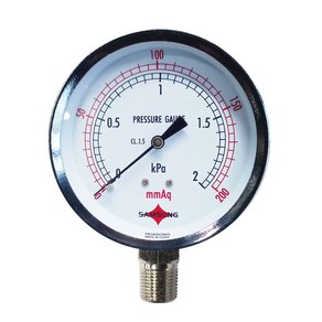 [감성유통몰] 삼성계기 미압계 A형 75파이 200mmaq, 1개