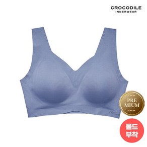 (백화점 상품) [크로커다일]프리미엄 큰컵 V넥 감탄브라 블루 CDWBR2O04T 836188, 70CDE