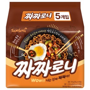 짜짜로니 140g, 5개